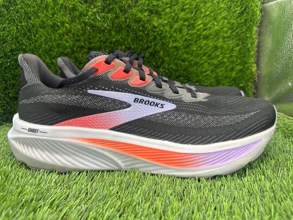 Brooks Ghost 17 1204311B080 Athletic Sneaker Women's 12B Black Mesh Gym Training